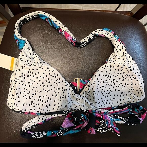 NWT Anne Cole Thats a wrap Marilyn bikini top size Small - Picture 4 of 5